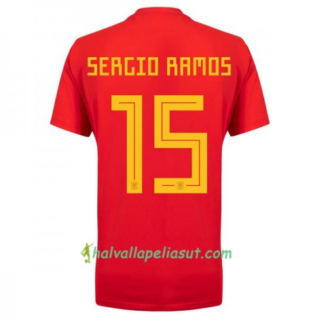 Jalkapallo Pelipaidat Espanja Ramos 15 Naisten World Cup 2018 Kotipaita